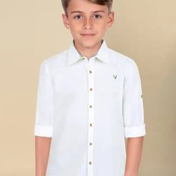 Allen Solly Junior Kids Beige Shirt-picture-2