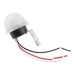 amiciSmart Photocell Sensor 12 V DC Automatic On/Off Street Light Controller, 1xLDR-DC-12-26