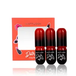 Matt Look Date Me Long Stay Lipstick Set - 01 Real Reds-picture-21