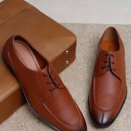 Louis Stitch Men's Tan Derby Shoes-picture-9