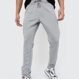 KAPPA Light Grey Regular Fit Trackpants-picture-2