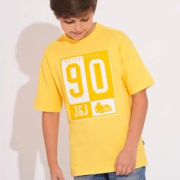 Jack & Jones Junior Yellow Printed T-Shirt-picture-13