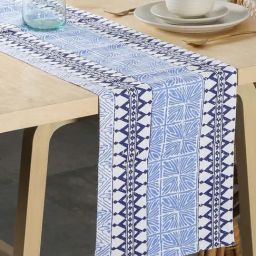 House This Alankaar Blue Cotton Runner-image-59