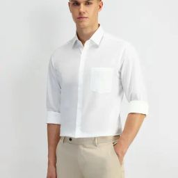 Arrow White Cotton Slim Fit Formalshirt-picture-23
