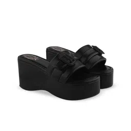 Shoetopia Platform Sandals with Buckles-28