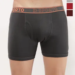 Sporto by Macho Pack Of 4 Anti-Rash Short Trunks Sprto_M1030-CH1-G1-M1-R1-L-picture-17