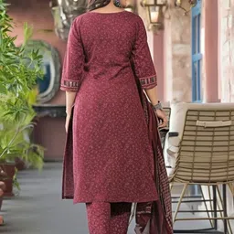 KALINI Women Rust Kurta Sets-picture-47