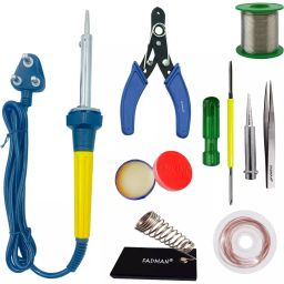 Fadman Soldering Iron Kit Combo Pack Of 9 60 W Simple (Flat Tip)-6