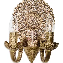 Fos Lighting Ornate 2 light shield wall sconce-37