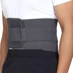 Reify Premium Lumbar Support Waist Belt in Grey Color for Lower Back Support, Size XXL image 2