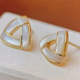 AKISON JEWELS Gold-Plated Alloy Earrings-image-98