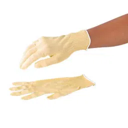 AS ONE Aramid Fibre and Nylon Cut Resistant Gloves Cream Color, M Size, MT900M (Pack of 10 Pair)-image-91
