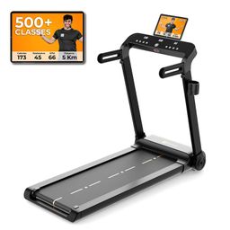 Flexnest Flextread 5HP Peak Treadmill Running Pad for Cardio with in-Built Bluetooth Speaker Black image 1