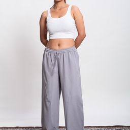 SVKETAIL Women Relaxed Straight Leg High-Rise Trousers-image-91