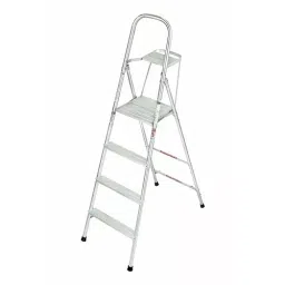 Liberti 6 ft 5 Steps 300 kg Load Capacity Aluminium Platform Ladder with Utility Tray, 9906-17