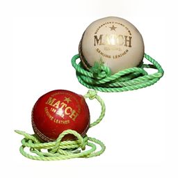 HackerX 2-Pcs Leather Hanging CricketBall-61