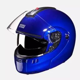 Studds Blue Medium (570 mm) Flip Up-Full Face Helmet, Ninja 3G Double Visor-image-55