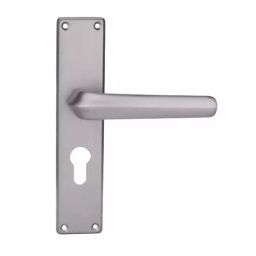 Godrej Door Handle Set 2C NEH 20 Matte Black Nickel, 3323-picture-42