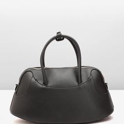 Van Heusen Structured Handheld Bag with Non-Detachable Sling Strap image 3