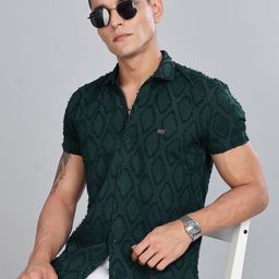 FABRIPPLE Men Classic Opaque Printed Casual Shirt-image-32