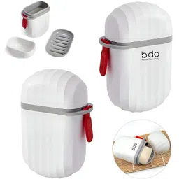 baby miniature Baby MiniatureTravel Soap Dish, Soap Box, Leak Proof & Waterproof Travel Soap Case for Travel/Outdoor/Gym/Camp/Bathroom - PACK OF 1 - COLOR MAY VARY-picture-3