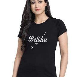Moda Rapido Women Typography Printed Round Neck Cotton T-shirt-picture-11