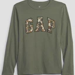 GAP Boys Brand Logo Printed Relaxed Fit Cotton T-Shirt-picture-17