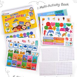 Intelliskills Ultimate Interactive Educational Busy Book | High-Contrast Visuals | Multisensory Learning | Enhances Cognitive Skills | For Gifting | BIS Certified | Educator Recommended image 2