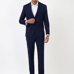 Peter England Elite Slim-Fit Single-Breasted Two-Piece Formal Suit-24