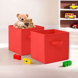 Aura Red Set of 2 Regular Drawer Organiser Organisers-0