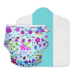 SuperBottoms Cloth Diapers Combo Pack of 5 Freesize With 5 organic cotton inserts (Colour May Vary) image 4