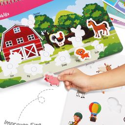 Intelliskills Ultimate Interactive Educational Busy Book | High-Contrast Visuals | Multisensory Learning | Enhances Cognitive Skills | For Gifting | BIS Certified | Educator Recommended image 5