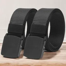 Provogue Men Pack Of 2 Textured Belt-image-78