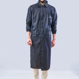 LUX VENUS Hooded Long Rain jacket-image-96