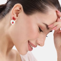 DressBerry Heart Shaped Drop Earrings-image-72