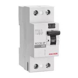 Anchor UNO 63 A Dual Pole 30 mA Residual Current Circuit Breaker (RCCB), 98210-3