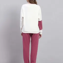 Monte Carlo Pink Regular Fit Colour-Block Tracksuits image 2
