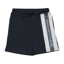 Octave Kids Navy Cotton Printed Shorts-image-90