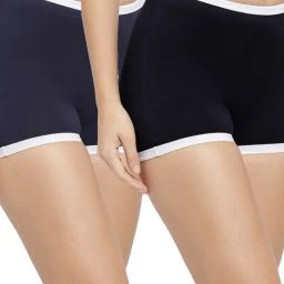 N-Gal Multicolor Cotton Boyshorts Panty (Pack Of 2)-picture-42