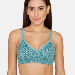 Rosaline by Zivame Blue Non Wired Non Padded T-Shirt Bra-image-27