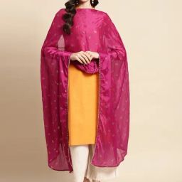 Saadgi Purple Embellished Dupatta-image-96