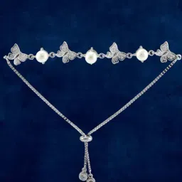 Taraash 92.5 Sterling Silver Butterfly Bracelet for Women-5