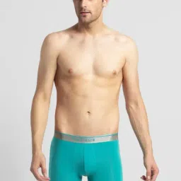 Van Heusen Regular Fit Anti Bacterial Colour Fresh Solid Trunks - Tropical Green-picture-36