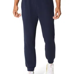 Asics Blue Regular Fit Sports Joggers-picture-2
