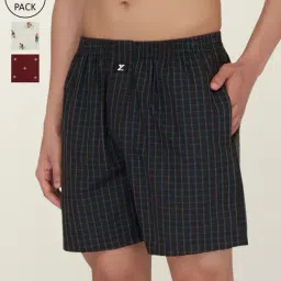XYXX Multicolor Cotton Relaxed Fit Printed Boxers - Pack Of 3-picture-34