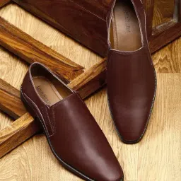 Louis Stitch Men's Rosewood Formal Loafers-image-73