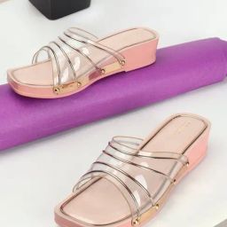 Iconics Women's Pink Casual Wedges-image-94