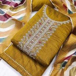 TAVAS Embroidered Unstitched Dress Material-image-76