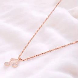 crash.club By CKC 925 Silver Musical Note Pendant Necklace-image-95