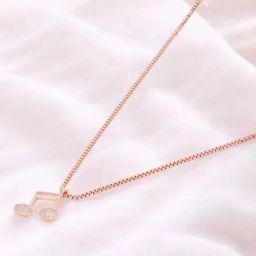 crash.club By CKC 925 Silver Musical Note Pendant Necklace-image-98